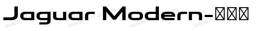 Jaguar Modern字体转换